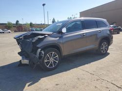 Toyota salvage cars for sale: 2019 Toyota Highlander SE