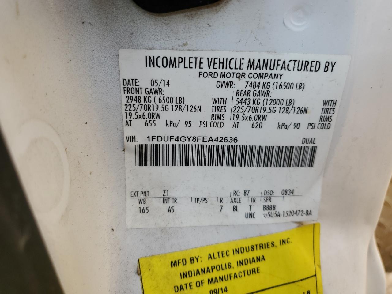 2015 Ford F450 Super Duty