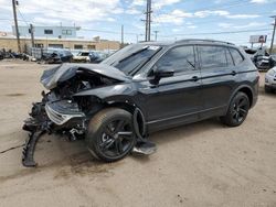 Salvage cars for sale from Copart Colorado Springs, CO: 2024 Volkswagen Tiguan SE R-LINE Black