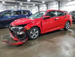 Honda Civic salvage cars for sale: 2019 Honda Civic LX