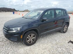 Salvage cars for sale from Copart New Braunfels, TX: 2013 Volkswagen Tiguan S