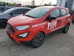 Ford Ecosport S salvage cars for sale: 2018 Ford Ecosport S