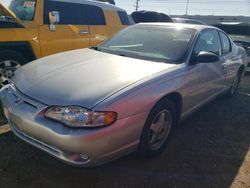 Chevrolet Monte Carlo ls Vehiculos salvage en venta: 2002 Chevrolet Monte Carlo LS