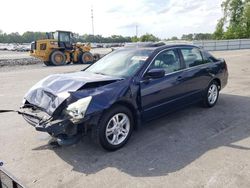 Honda Vehiculos salvage en venta: 2007 Honda Accord EX