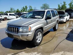 Jeep salvage cars for sale: 2004 Jeep Grand Cherokee Limited