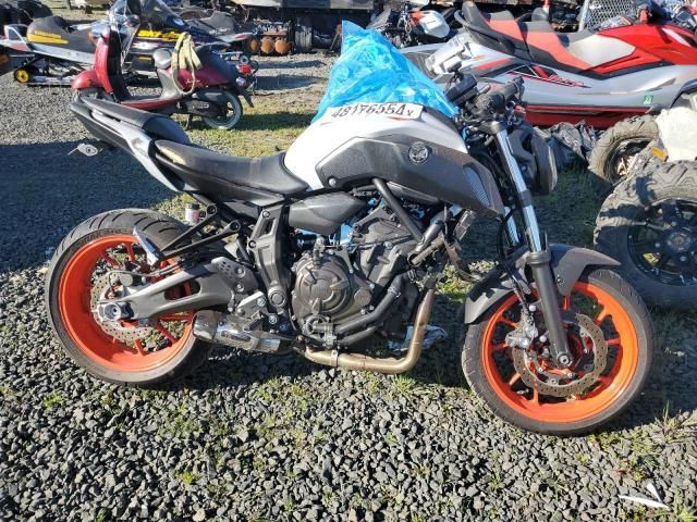 2019 Yamaha MT07