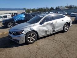 Chevrolet Malibu LS salvage cars for sale: 2018 Chevrolet Malibu LS