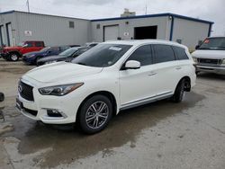 Salvage cars for sale from Copart New Orleans, LA: 2017 Infiniti QX60