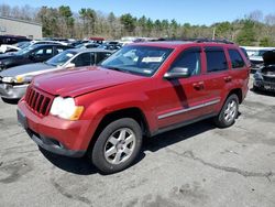 Salvage cars for sale from Copart Exeter, RI: 2010 Jeep Grand Cherokee Laredo