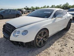 Bentley Continental salvage cars for sale: 2015 Bentley Continental GT V8
