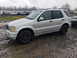 Salvage cars for sale from Copart Hillsborough, NJ: 2000 Mercedes-Benz ML 320