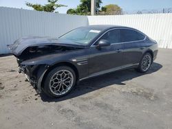 Salvage cars for sale from Copart Miami, FL: 2021 Genesis G80 Base