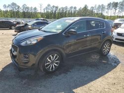 KIA Sportage salvage cars for sale: 2017 KIA Sportage EX