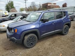 Salvage cars for sale from Copart New Britain, CT: 2018 Jeep Renegade Sport