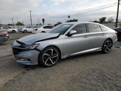 Salvage cars for sale from Copart Colton, CA: 2020 Honda Accord Sport