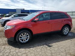 Salvage cars for sale from Copart Woodhaven, MI: 2012 Ford Edge SEL