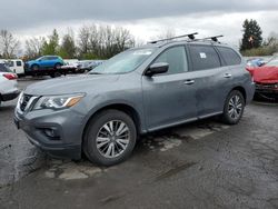 Vehiculos salvage en venta de Copart Portland, OR: 2018 Nissan Pathfinder S