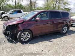 Salvage cars for sale from Copart Cicero, IN: 2017 KIA Sedona LX