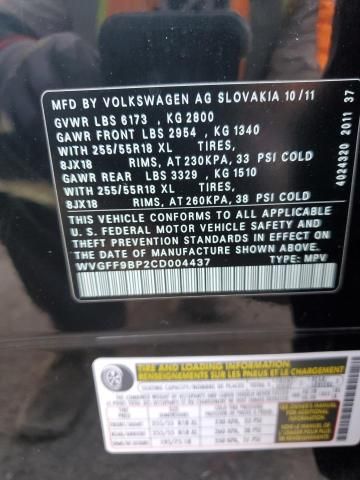 2012 Volkswagen Touareg V6