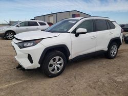 Salvage cars for sale from Copart Amarillo, TX: 2020 Toyota Rav4 LE