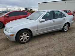 Salvage cars for sale from Copart Rocky View County, AB: 2002 Mercedes-Benz C 240