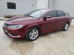 Salvage cars for sale from Copart New Braunfels, TX: 2015 Chrysler 200 Limited