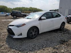 Toyota salvage cars for sale: 2017 Toyota Corolla L