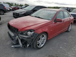 Mercedes-Benz salvage cars for sale: 2012 Mercedes-Benz C 250