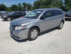 Dodge Journey salvage cars for sale: 2017 Dodge Journey SE