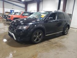 Salvage cars for sale from Copart West Mifflin, PA: 2015 Dodge Journey Crossroad