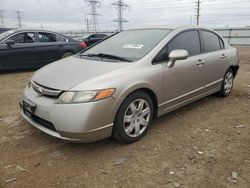 Honda salvage cars for sale: 2006 Honda Civic LX