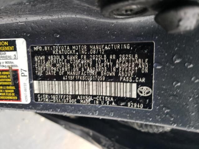 2012 Toyota Camry Base