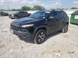 Jeep Cherokee salvage cars for sale: 2018 Jeep Cherokee Trailhawk