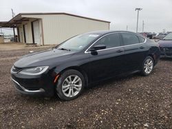 Salvage cars for sale from Copart Temple, TX: 2017 Chrysler 200 Limited