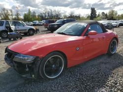 BMW salvage cars for sale: 2005 BMW Z4 3.0