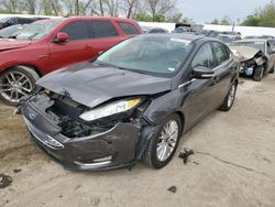 Ford Focus Titanium salvage cars for sale: 2015 Ford Focus Titanium