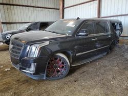 Vehiculos salvage en venta de Copart Houston, TX: 2016 Cadillac Escalade ESV Luxury
