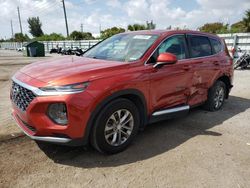 Vehiculos salvage en venta de Copart Miami, FL: 2020 Hyundai Santa FE SE