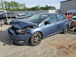 Ford Focus SEL salvage cars for sale: 2018 Ford Focus SEL