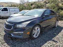 Chevrolet salvage cars for sale: 2015 Chevrolet Cruze LTZ