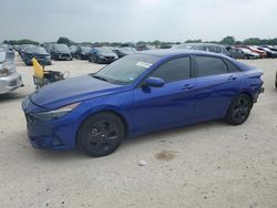Salvage cars for sale from Copart San Antonio, TX: 2023 Hyundai Elantra Blue
