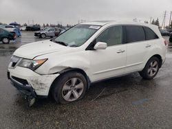 Acura Vehiculos salvage en venta: 2013 Acura MDX Technology