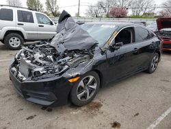 Honda salvage cars for sale: 2018 Honda Civic LX