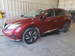 Vehiculos salvage en venta de Copart Abilene, TX: 2017 Nissan Murano S
