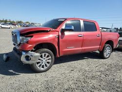 Toyota Tundra salvage cars for sale: 2011 Toyota Tundra Crewmax Limited