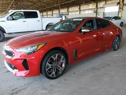 KIA Stinger salvage cars for sale: 2018 KIA Stinger GT2