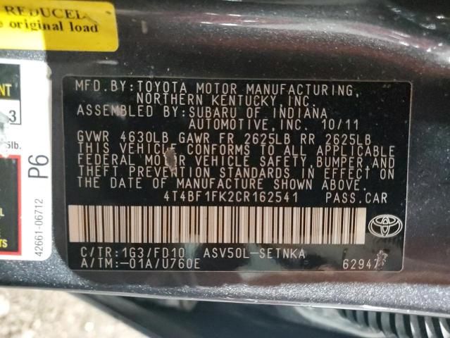 2012 Toyota Camry Base