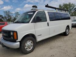 Salvage trucks for sale at Hampton, VA auction: 2002 Chevrolet Express G3500