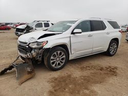 Salvage cars for sale from Copart Amarillo, TX: 2018 Chevrolet Traverse Premier
