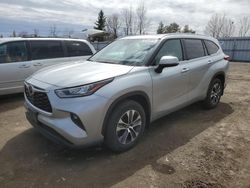 Vehiculos salvage en venta de Copart Bowmanville, ON: 2022 Toyota Highlander XLE